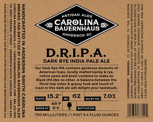 D.r.i.p.a Dark Rye India Pale Ale