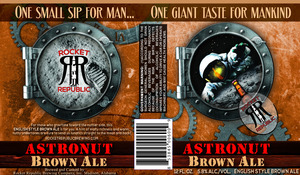 Rocket Republic Astronut Brown Ale September 2015