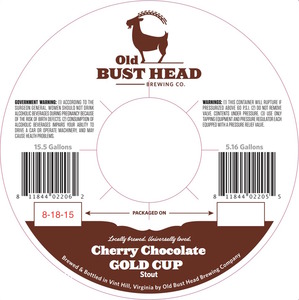 Cherry Chocolate Gold Cup September 2015