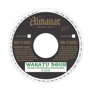 Almanac Beer Co. Wakatu Sour
