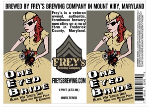 Frey's Brewing Company One Eyed Bride