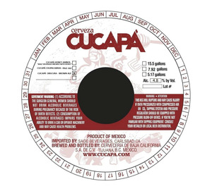 Cerveza Cucapa Obscura September 2015