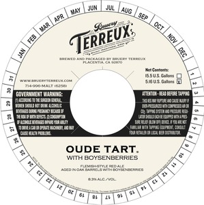 Bruery Terreux Boysenberry Oude Tart