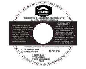 Moustache Brewing Co. January's IPA September 2015