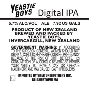 Yeastie Boys Digital IPA September 2015