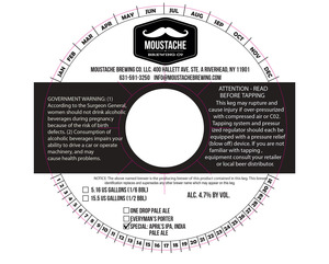 Moustache Brewing Co. April's IPA September 2015