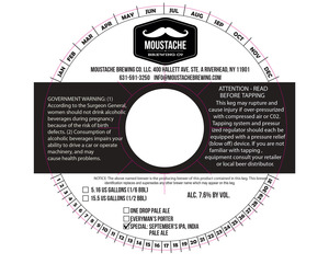 Moustache Brewing Co. September's IPA September 2015