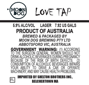 Moon Dog Love Tap September 2015