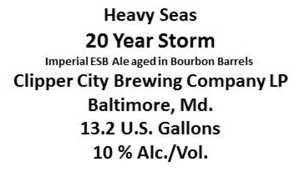 Heavy Seas 20 Year Storm