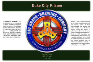 Duke City Pilsner 
