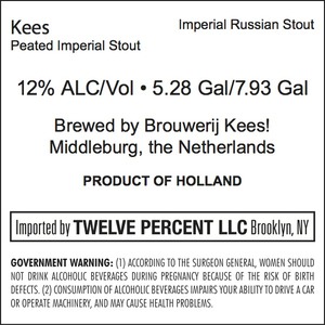 Kees Peated Imperial Stout