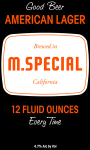 M Special Brewing Company M. Special September 2015
