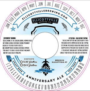 Ellicottville Brewing Company Anniversary Ale