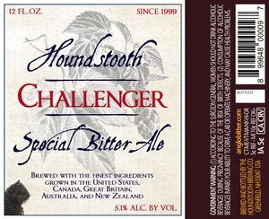 Houndstooth Challenger Special Bitter