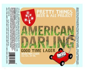Pretty Things Beer And Ale Project American Darling September 2015