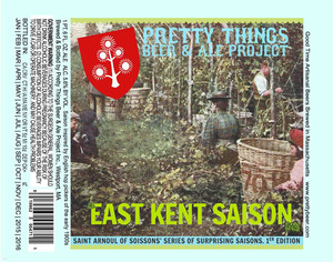 Pretty Things Beer And Ale Project East Kent Saison September 2015