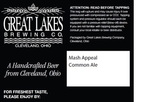 The Great Lakes Brewing Co. Mash Appeal September 2015