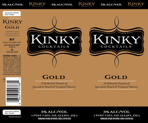 Kinky Cocktails Gold