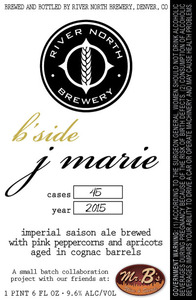 River North Brewery B'side J Marie