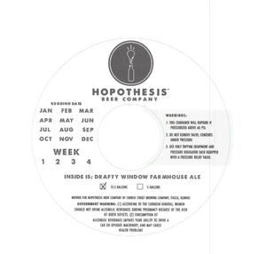 Hopothesis Beer Company Drafty Window October 2015