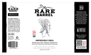 The Rare Barrel Impossible Soul September 2015