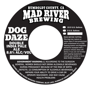 Mad River Brewing Company Dog Daze