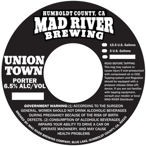 Mad River Brewing Company Union Town