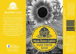 Big Barn Brewing Co Mead Honey Lager