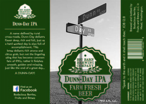 Big Barn Brewing Co Dunn-day IPA