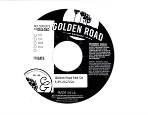 Golden Road Golden Road Red Ale September 2015