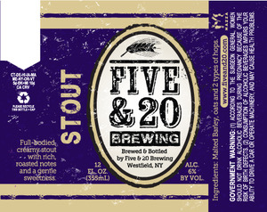 Five & 20 Brewing September 2015