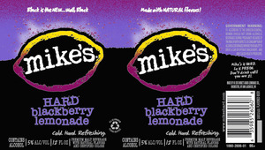 Mike's Hard Blackberry Lemonade August 2015