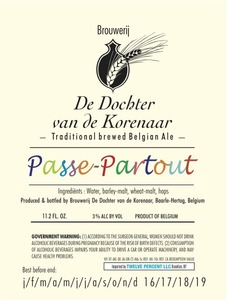 De Dochter Van De Korenaar Passe-partout October 2015