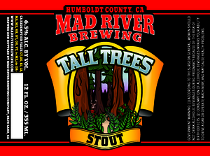 Mad River Brewing Company Tall Trees
