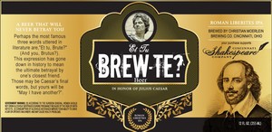 Christian Moerlein Et Tu Brew-te