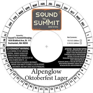 Alpenglow Oktoberfest Lager September 2015