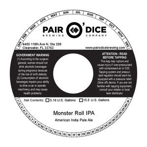 Monster Roll Ipa September 2015