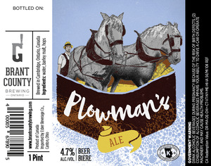 Brant County Plowman's Ale