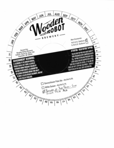 Wooden Robot Brewery Return Of Hop Rocks India Pale Ale September 2015