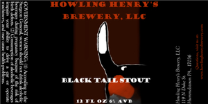 Black Tail Stout September 2015