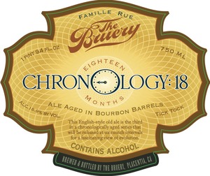 The Bruery Chronology Series September 2015
