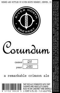 River North Brewery Corundum September 2015