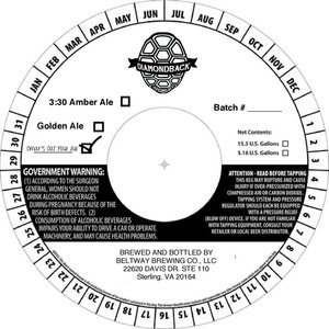 Diamondback Omar's Oat Pale Ale September 2015