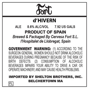 Cervesa Fort D'hivern