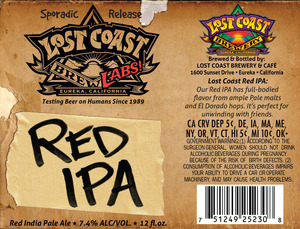 Lost Coast Brewery Lost Coast Red India Pale Ale