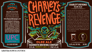 Mammoth Brewing Company Charley's Revenge October 2015