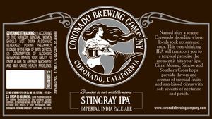 Coronado Brewing Company Stingray IPA September 2015