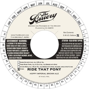 The Bruery Ride That Pony September 2015