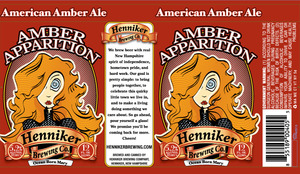 Henniker Brewing Company Amber Apparition September 2015