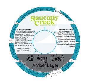 At Any Cost Amber Lager October 2015